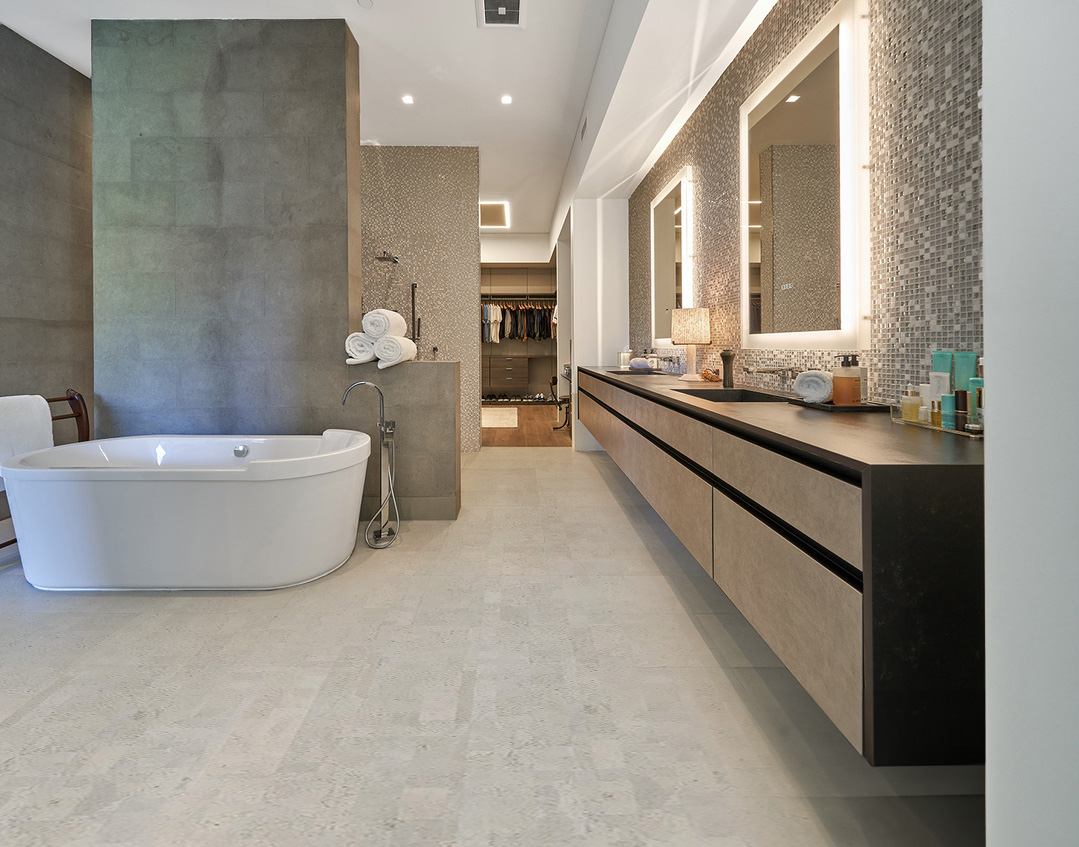 Cork Flooring: Bathroom  Cork wall tiles, Bathroom design, Home