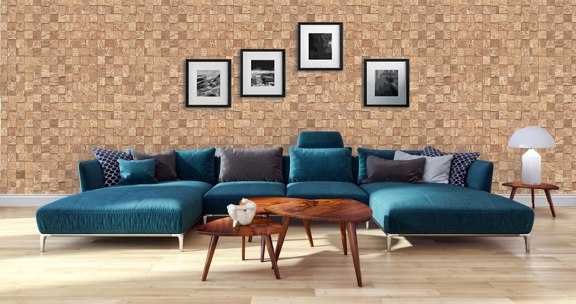 Treefloor Natural Self-Adhesive Cork Tiles - 300mm x 300mm x 4mm (Pack of  9) : : DIY & Tools
